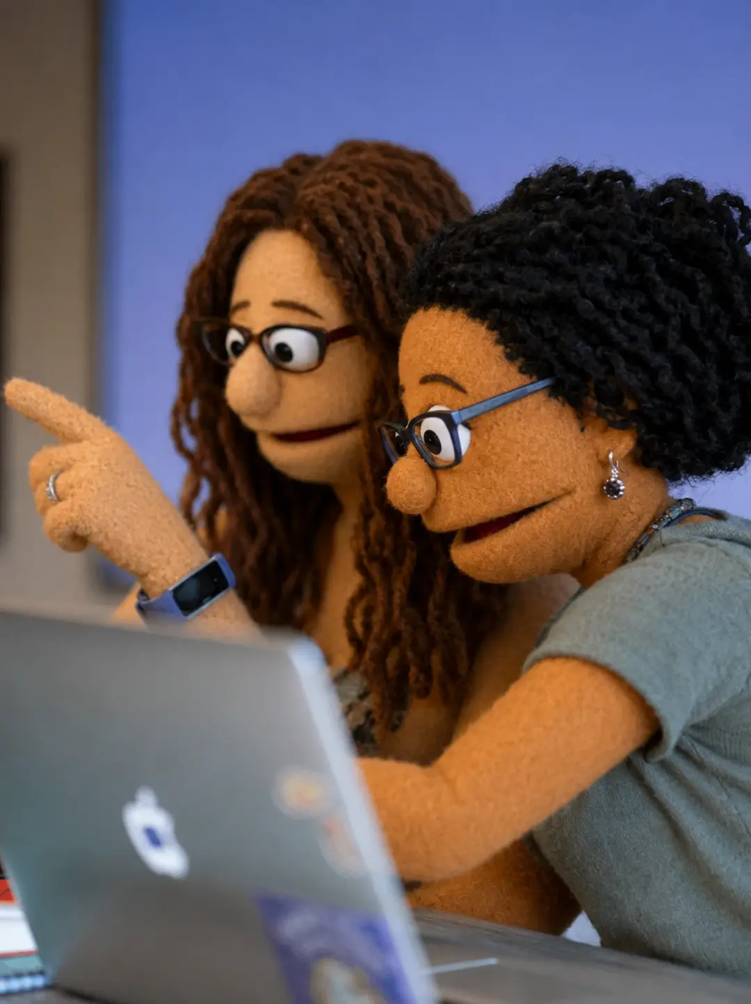People collaborating at a table